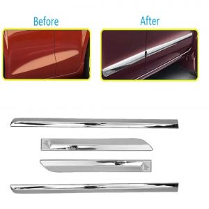 Door Side Beading For Baleno - silver